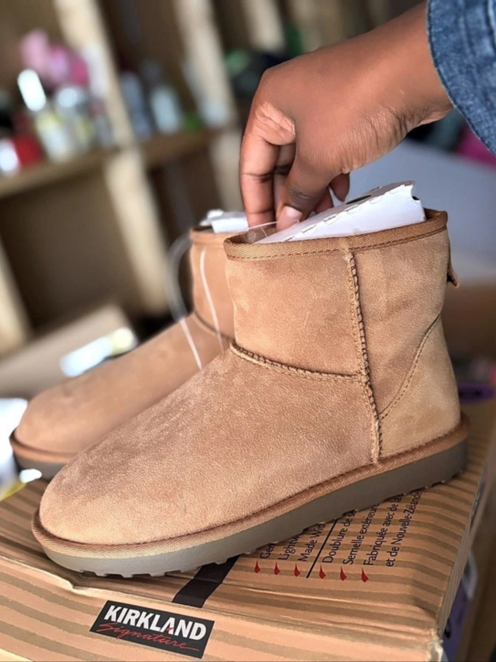 Kirkland Mini Winter Boots in Brown Like New